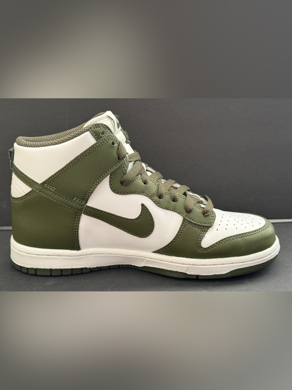 Nike Dunk High GS Cargo Khaki White Green DB2179-105 Size 7Y Womens 8.5 New